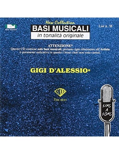 Gigi D'Alessio - Basi Musicali - CD