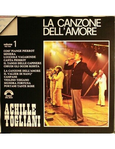 Achille Togliani - La Canzone Dell'Amore Vol. 1 - VINILE