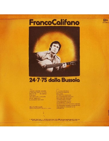 Franco Califano - Dalla Bussola - CD