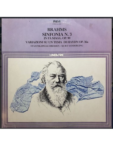 Brahms Dir. Kurt Sanderling - Sinfonia N. 3 In Fa Magg. Op. 90 VINILE