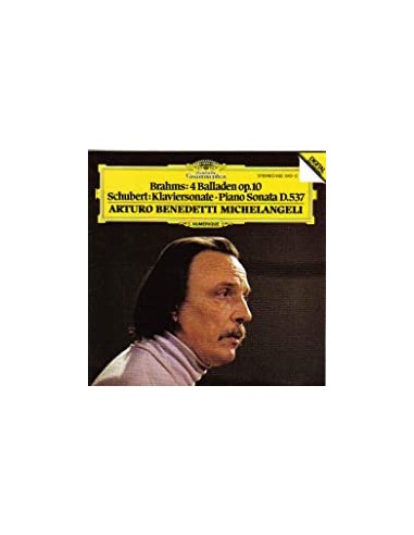 Brahms, Schubert (A.B. Michelangeli) - Ballate Op. 10, Sonata Per Piano Ila Min. D 537 - CD