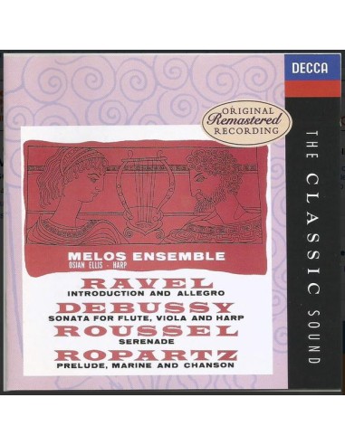 Ravel-Debussy-Roussel-Ropartz- (Arpa, Osian Ellis) - Introduzione e Allegro, Sonate Per Flauto, Serenade, Prelude - CD