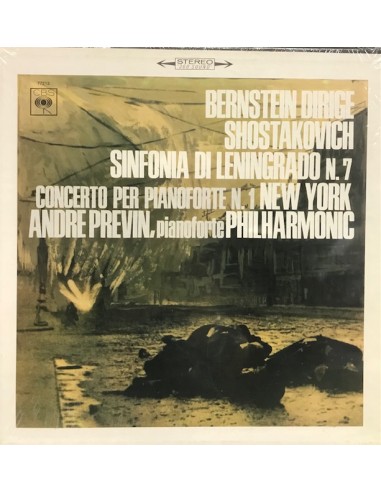 Shostakovic (Dir. Bernstein, Pianoforte A. Previn) - Sinfonia Di Leningrado N. 7 (Box 2 Lp) VINILE