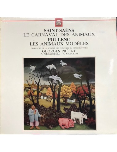 Camille Saint-Saens - Francis Poulenc (Dir. G. Pretre) - Le Carnaval Des Animaux, Les Animaux Modeles VINILE