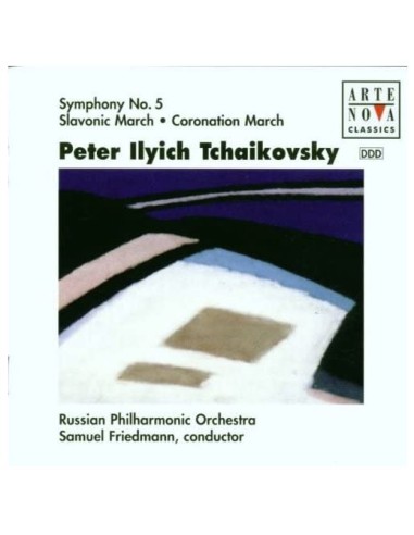Tchaikovsky (Dir. Samuel Friedman) - Sinfonia N. 5, Slavonic March, Coronation March - CD