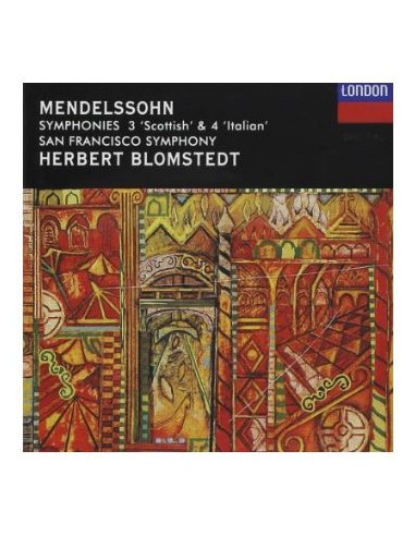 Mendelssohn (Dir. H. Blomstedt) - Sinfonia N. 3 - N. 4 - CD