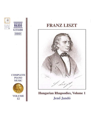 Liszt(Jeno Jando) - Hungarian Rhapsodies Vol. 1 - CD