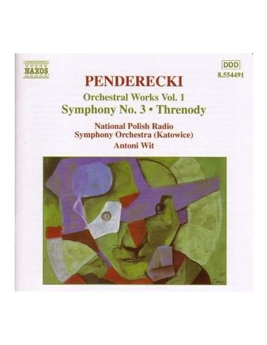 K. Penderecki  (Dir. Antoni Wit) - Sinfonia N. 3 - CD