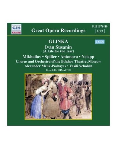 Glinka  - Ivan Susanin (Una Vita Per Lo Zar) - CD