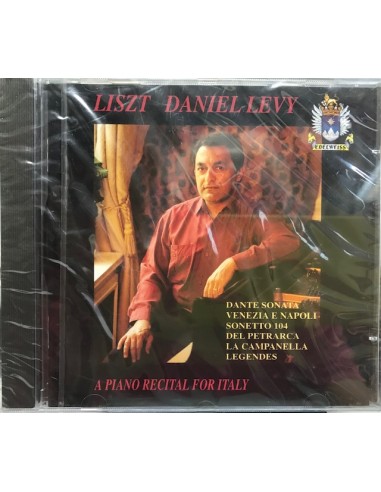 Liszt (Daniel Levy) - A Piano Recital For Italy - CD