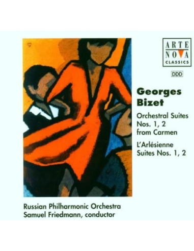 G. Bizet (Dir. S. Friedmann) - Suites Orchestral  N. 1, 2,  - L'Arle0siana Suite N. 1, 2 - CD