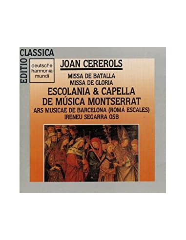Joan Cererols - Missa De Batalla - Missa De Gloria - CD