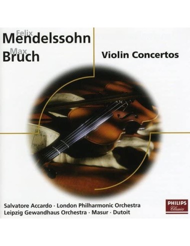 Mendelssohn- Bruch (Salvatore Accardo) - Violin Conceros - CD