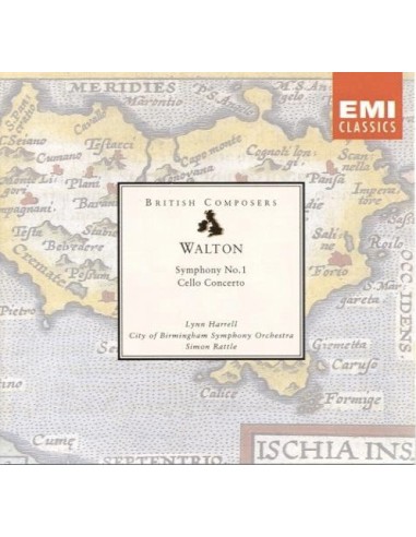 Sir William Walton - Cello Concerto, Sinfonia N. 1 - CD