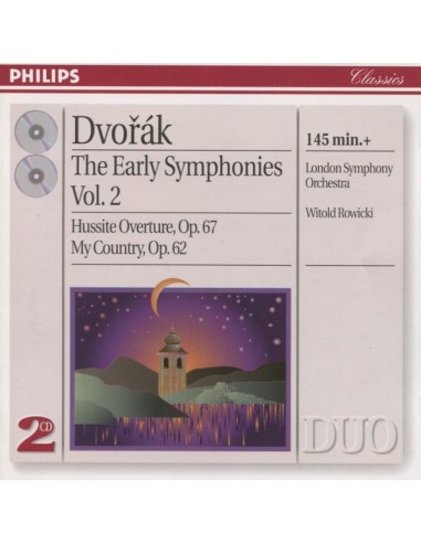 Dvorak (Dir. W. Rowicki) - Sinfonia N. 4 Op. 13,  N. 5 Op. 76, N. 8 Op. 60 - CD