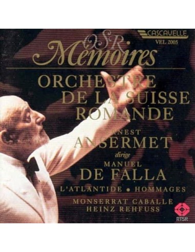 Manuel De Falla (Dir. Ernest Ansermet) - L'Atlantide, Homenajes - CD