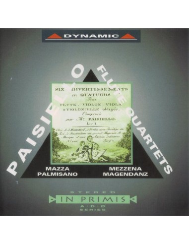 Giovanni Paisiello - Six Divertissements En Quatuors Pour Flute - CD