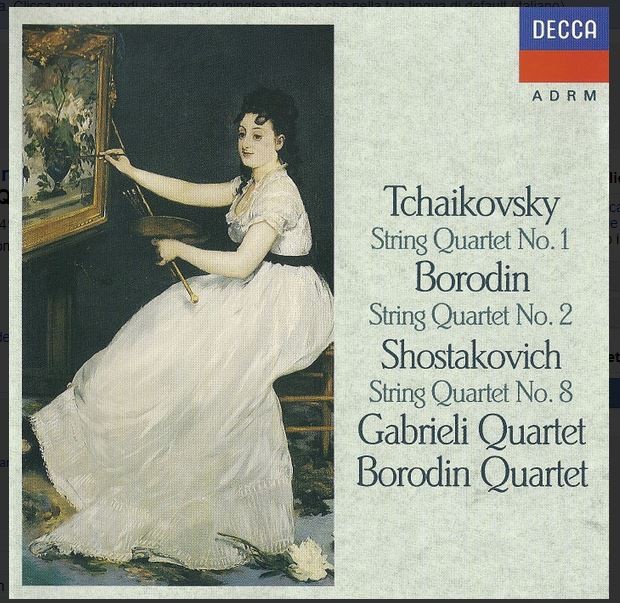 images Tchaikovsky-Borodin-Shostakovich - Gabrieli String Quartet & Borodin String Quartet - CD