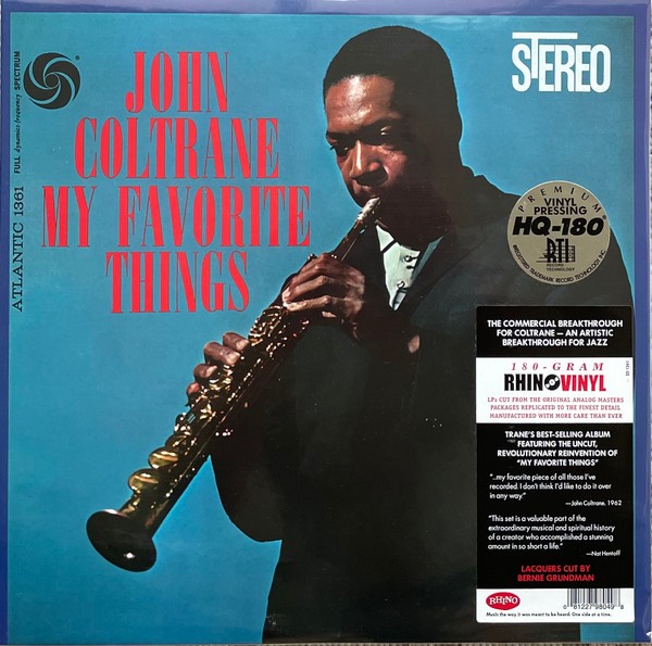 images John Coltrane - My Favorite Things - VINILE