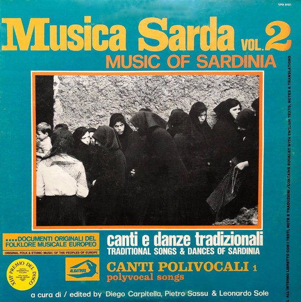 Artisti Vari - Musica Sarda Vol. 2 (Canti E Danze Tradizionali) - VINILE