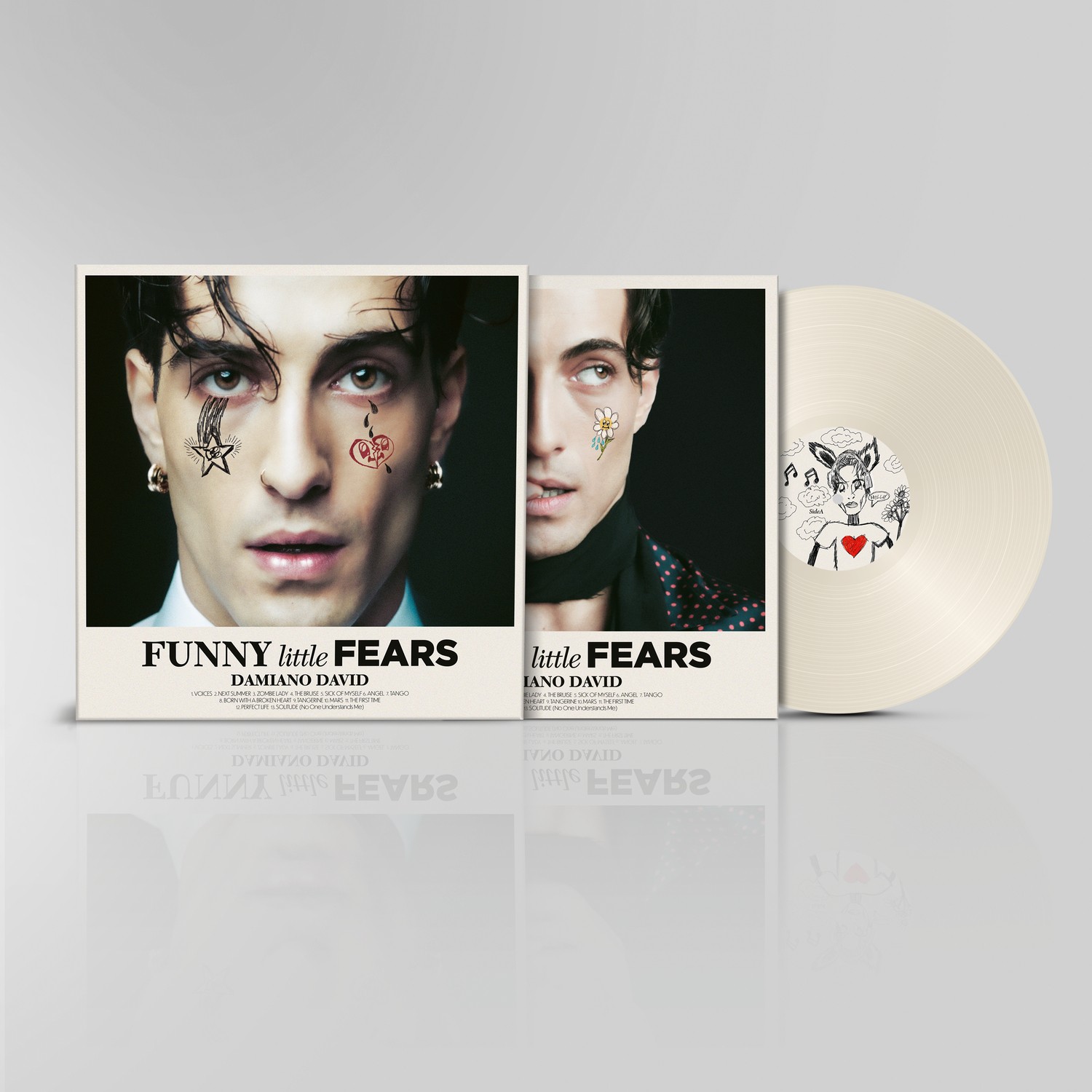 images David Damiano - Funny Little Fears (Lp Coloured Cream Vinyl In Sleeve) - VINILE
